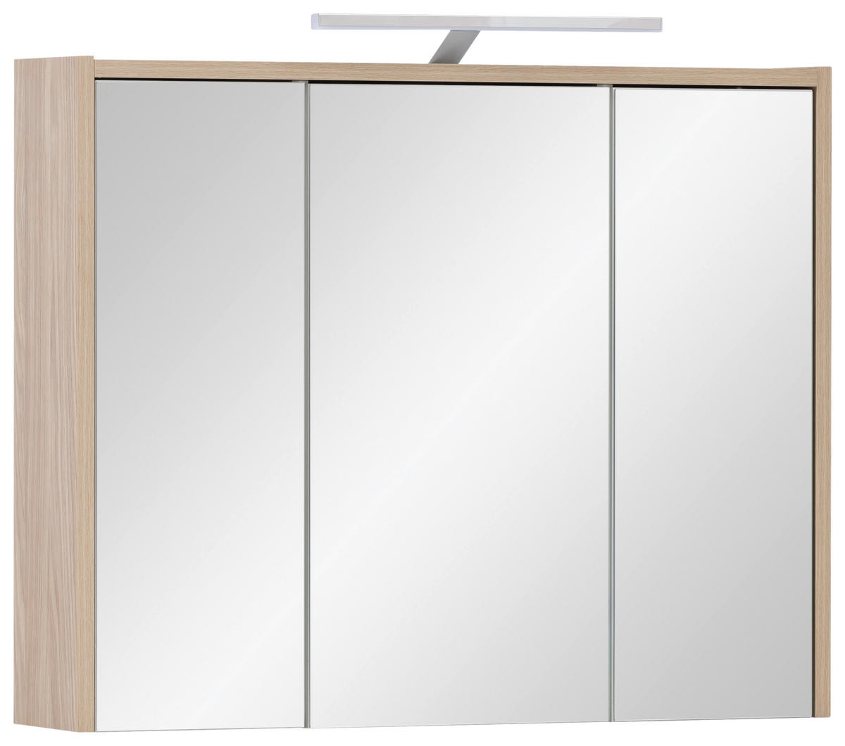 Spiegelschrank Flag Eiche hell Nachbildung B/H/T: ca. 74,5x64x16 cm Flag - Eiche (74,50/64,00/16,00cm) - Möbelpartner