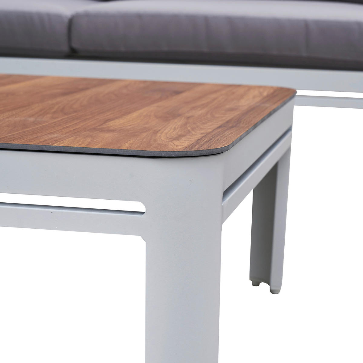 AXI Outdoor Living Loungeset Eos braun Textil B/H/L: ca. 157x65x71 cm Eos - braun/weiß (71,00/157,00/65,00cm) - AXI Outdoor Living