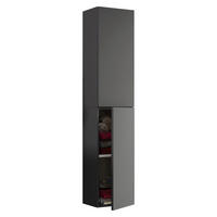 Hochschrank Lendas anthrazit B/H/T: ca. 33x150x22 cm Lendas - anthrazit (33,00/150,00/22,00cm) - VCM Möbel