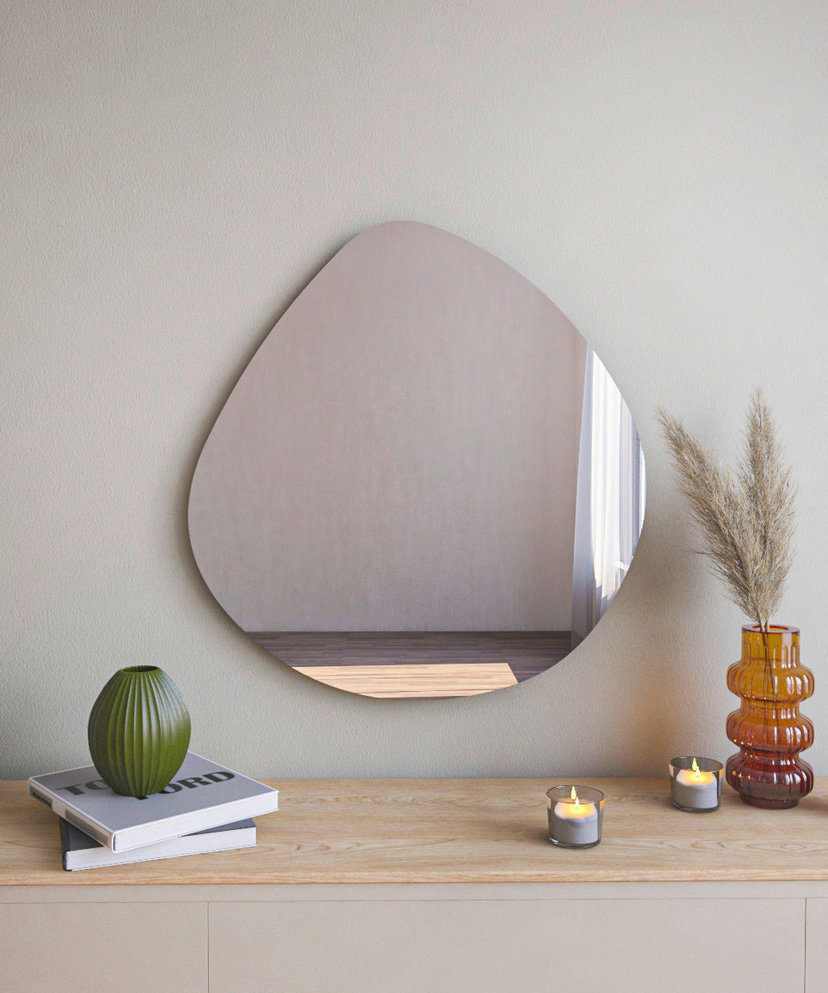 Wandspiegel Beso B/H/T: ca. 60x60x3,5 cm Beso - (60,00/60,00/3,50cm) - moebel17