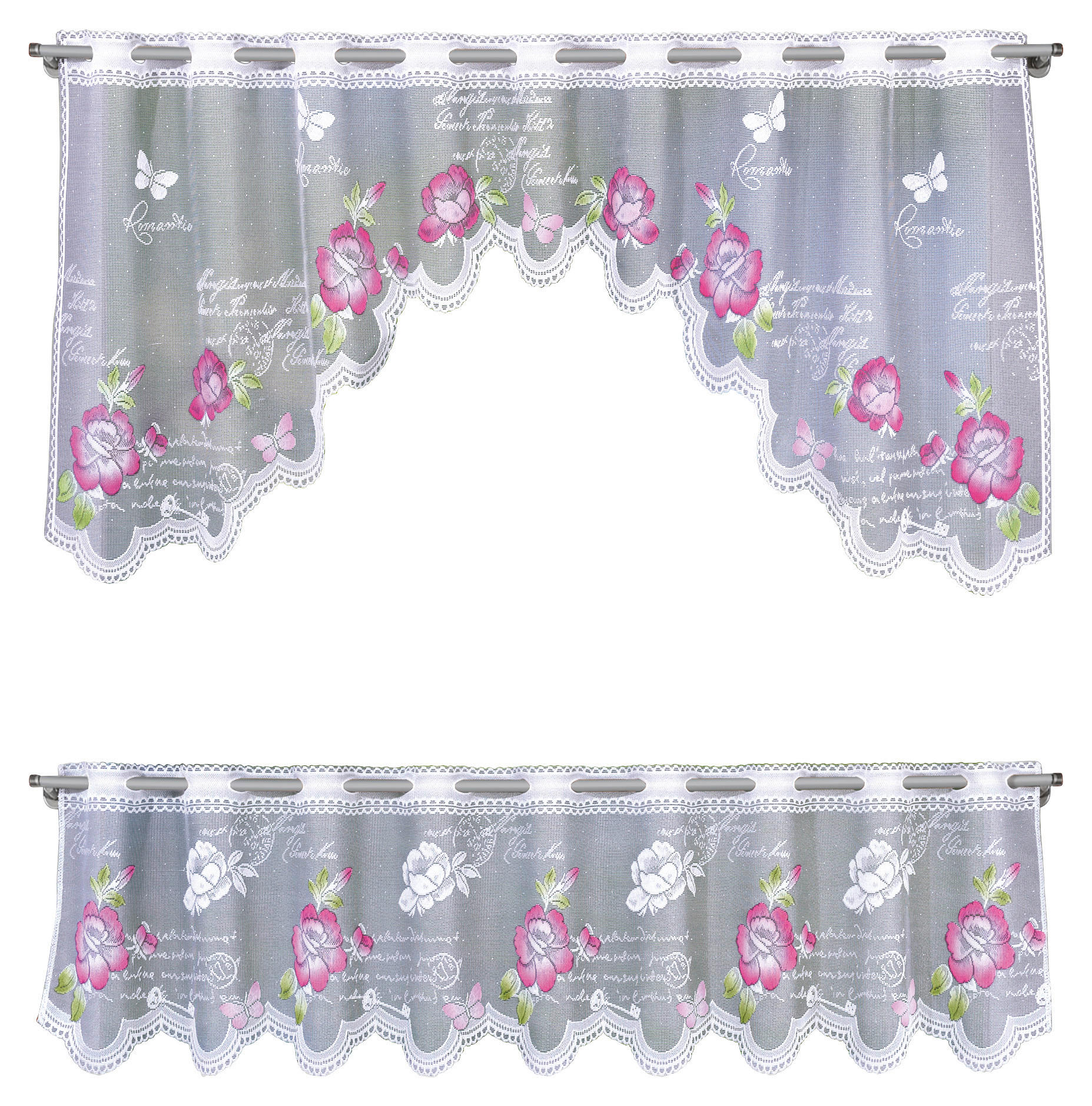 Thumbnail - POCOline Scheibengardine Amrum bunt B/L: ca. 50x140 cm