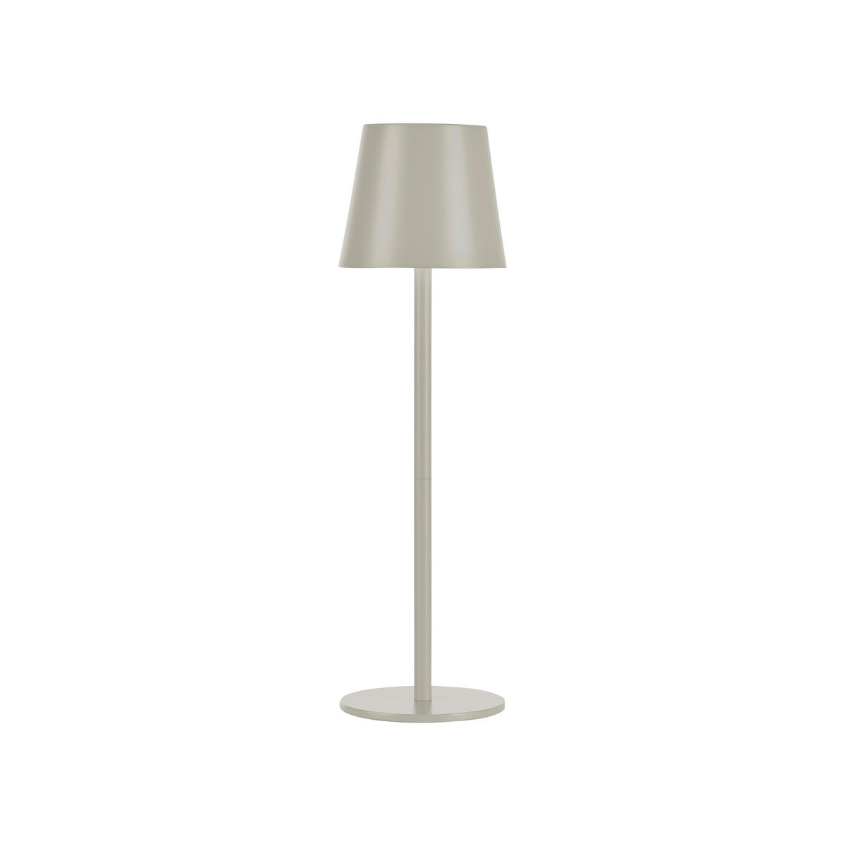 Just Light Akku-Tischleuchte EURIA 19250-40 beige Greige Metall Kunststoff B/H/D: ca. 11x37x11 cm 1 Brennstellen EURIA - beige/Greige (11,00/37,00cm) - Just Light