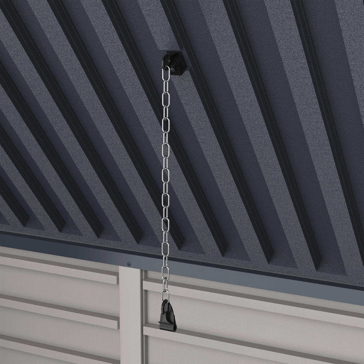 VCM Mülltonnenbox 3er StoreAway grau Kunststoff B/H/L: ca. 124x190x108 cm StoreAway - grau (108,00/124,00/190,00cm) - VCM