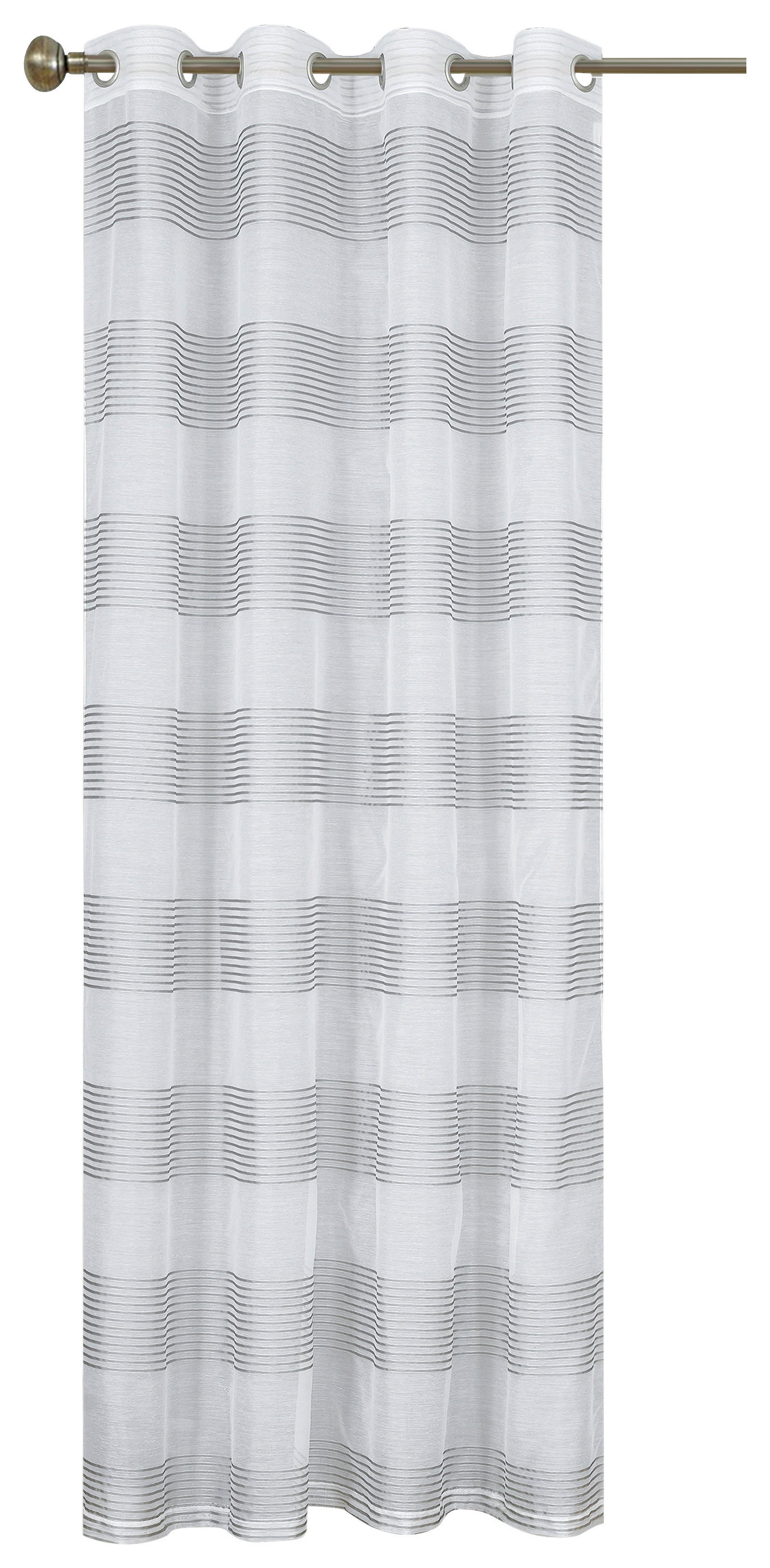 Thumbnail - home Topline Ösenvorhang Mina anthrazit B/L: ca. 135x245 cm