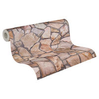 A.S.Creation Vliestapete grau beige B/H/D: ca. 53x1005x9 cm Vliestapete - beige/grau (9,00/1005,00cm) - A.S.Creation