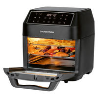 GOURMETmaxx Heißluftfritteuse Heißluftofen-/Fritteuse - schwarz (35,80/32,50/34,50cm) - GOURMETmaxx