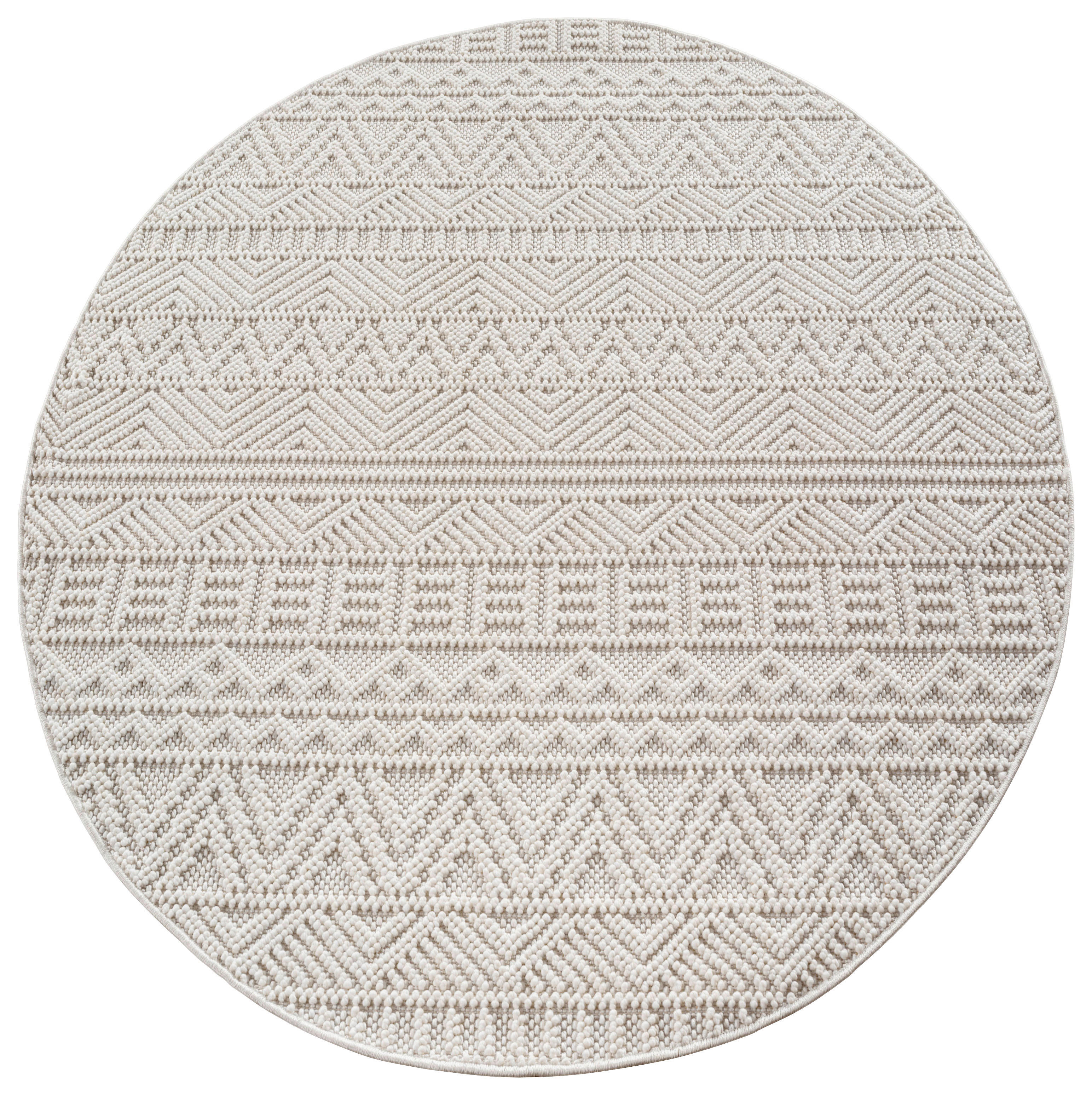 Ayyildiz Kurzflorteppich HELIX creme B/H/L: ca. 80x0,7x80 cm HELIX - creme (80,00/80,00/0,70cm) - Ayyildiz