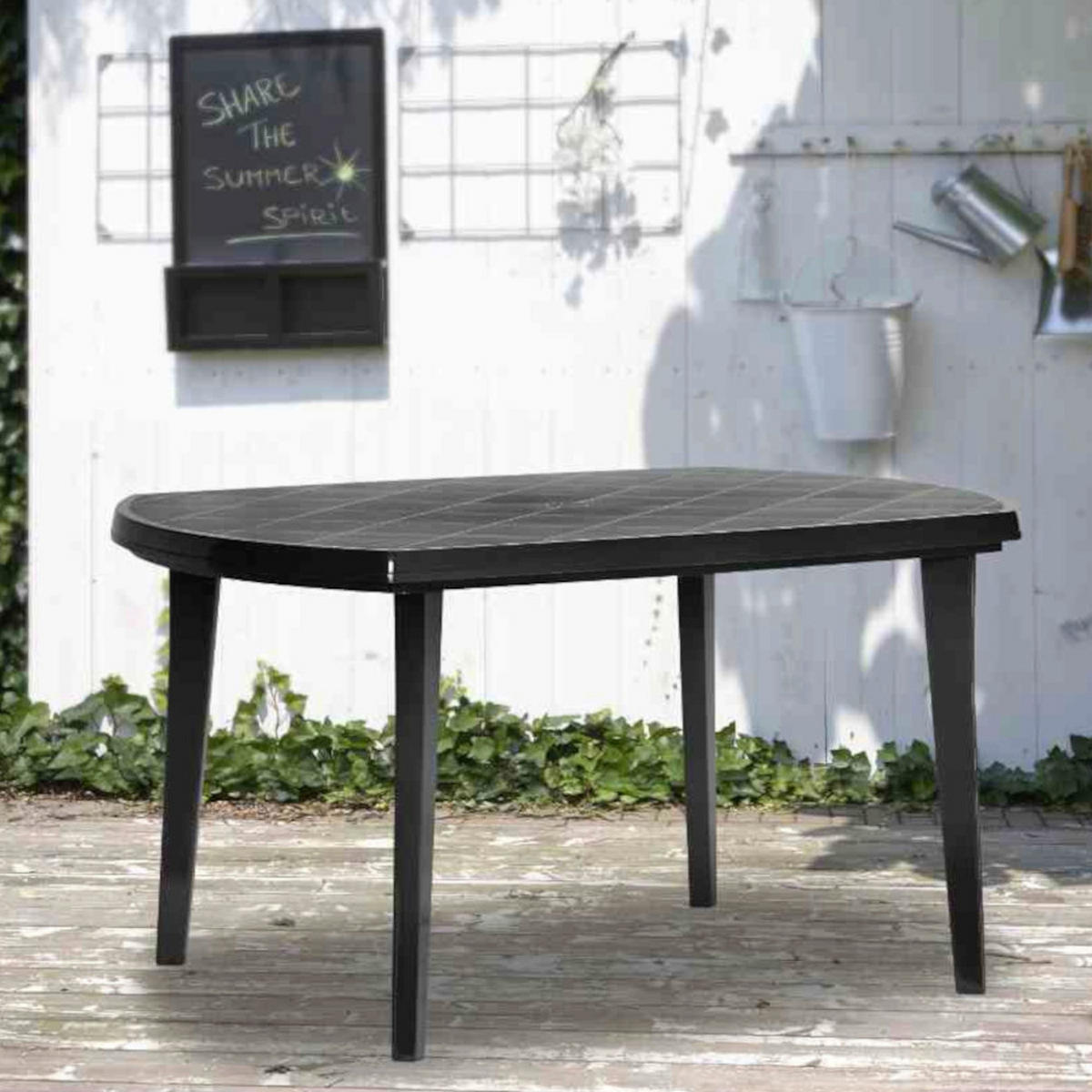 JARDIN,MADISON Gartensitzgruppe + Auflagen Aruba Graphit Kunststoff B/H/L: ca. 90x110x137 cm Aruba - rot/Graphit (137,00/90,00/110,00cm) - JARDIN,MADISON