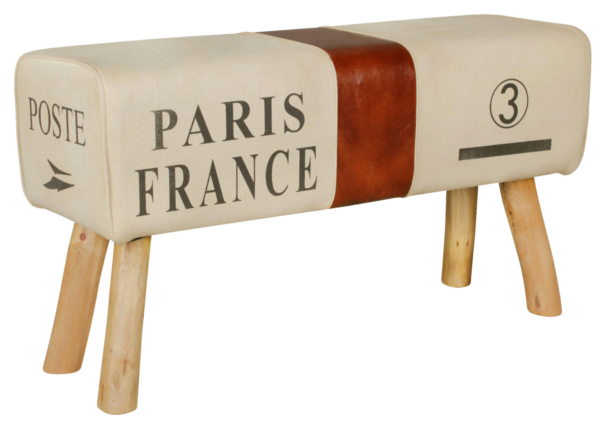 Wohnling Sitzbank beige B/H/T: ca. 91x51x30 cm Sitzbank - beige (91,00/51,00/30,00cm) - Wohnling