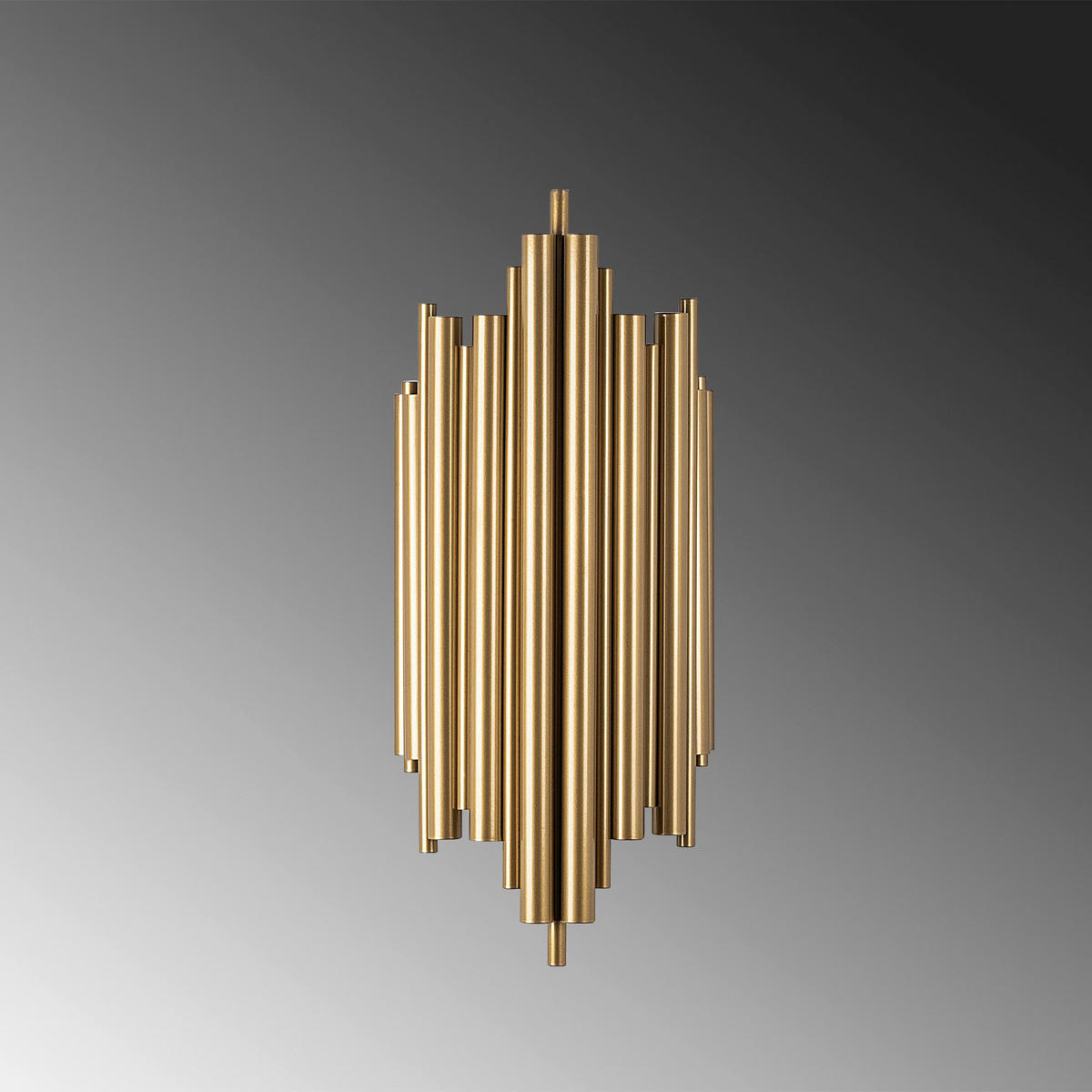 Opviq Wandleuchte Reis gold Metall B/H/T/L: ca. 22x50x22x11 cm E14 1 Brennstellen Reis - gold (11,00/22,00/50,00cm) - Opviq