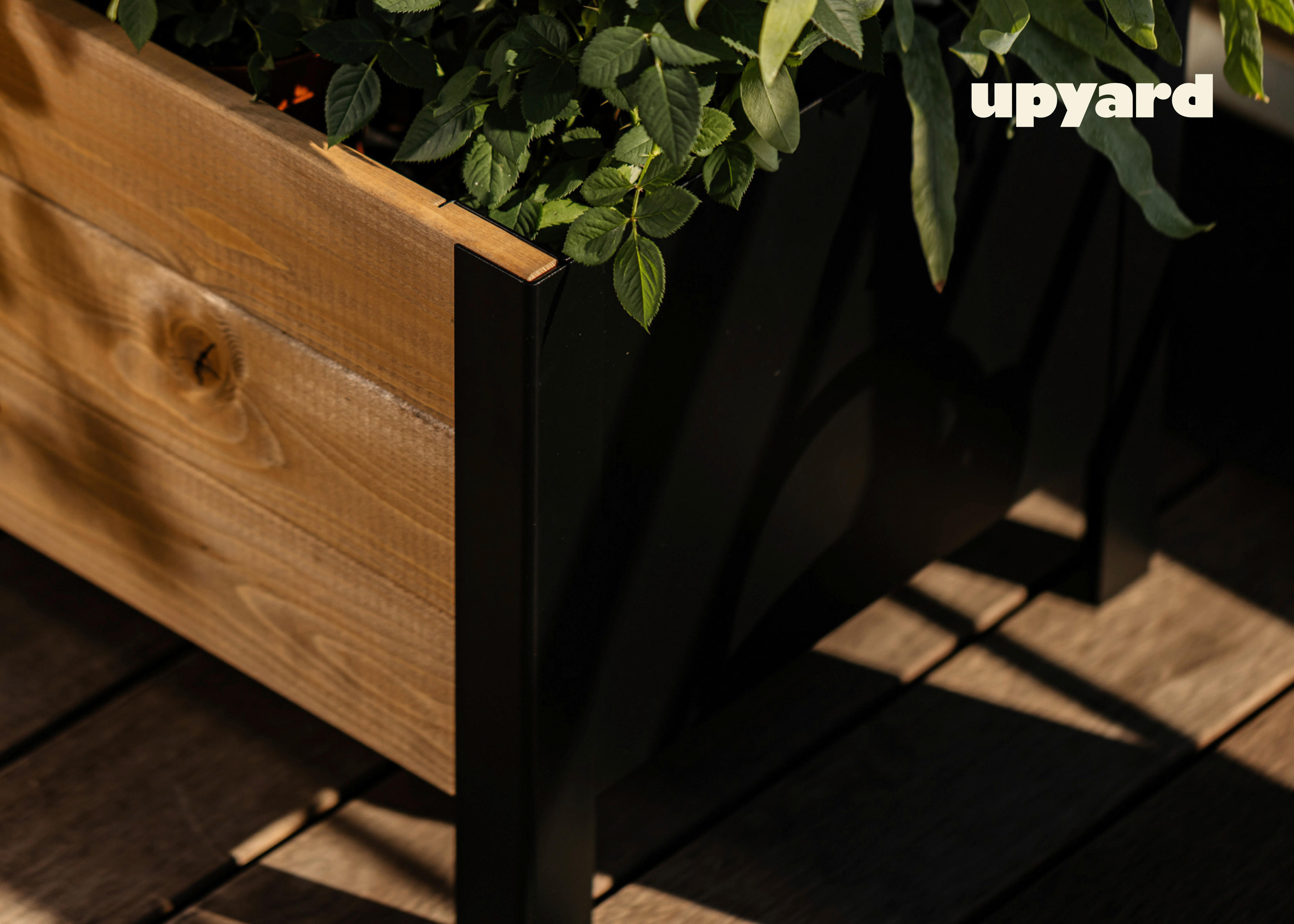 UPYARD Hochbeet MODERN braun Holz B/H/L:...