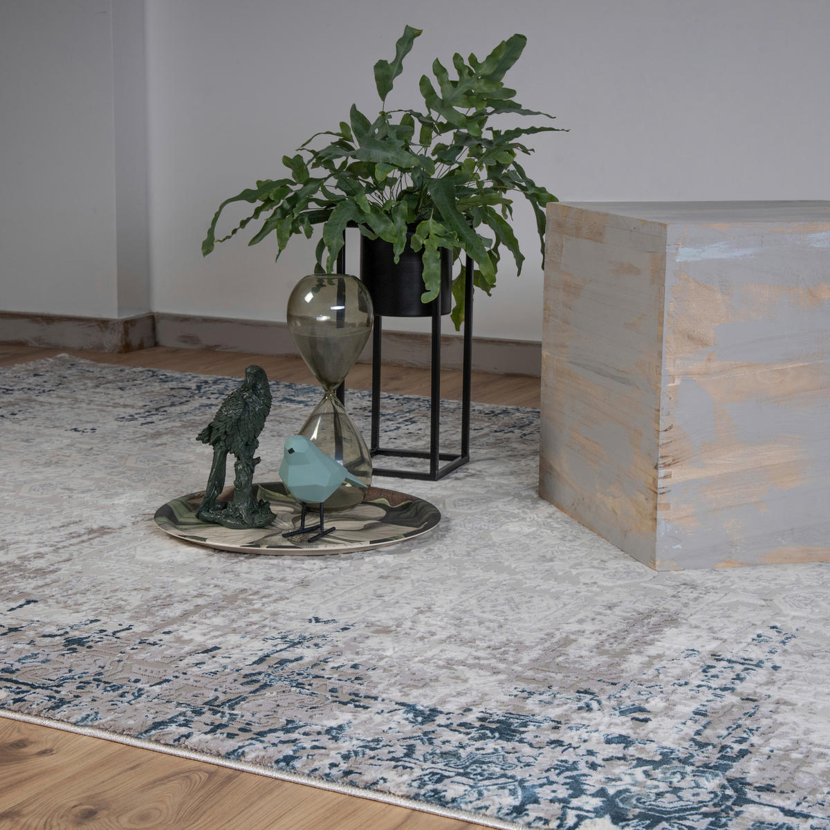 Obsession Teppich My Phoenix blau B/L: ca. 140x200 cm My Phoenix - blau (140,00/200,00cm) - Obsession