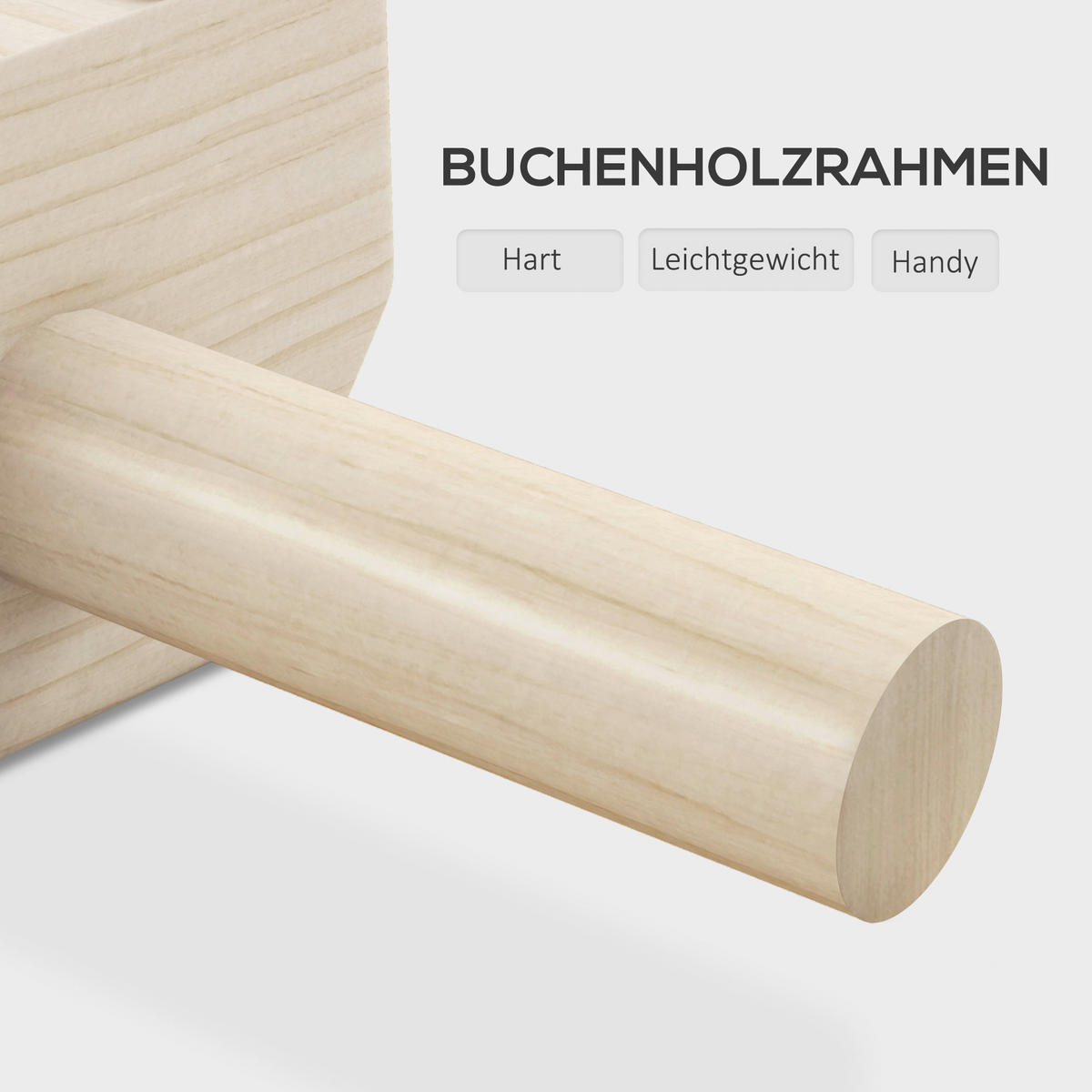 SPORTNOW Liegestützgriffe natur Buche B/H/L: ca. 13x10x30 cm Liegestützgriffe - natur (30,00/13,00/10,00cm) - SPORTNOW