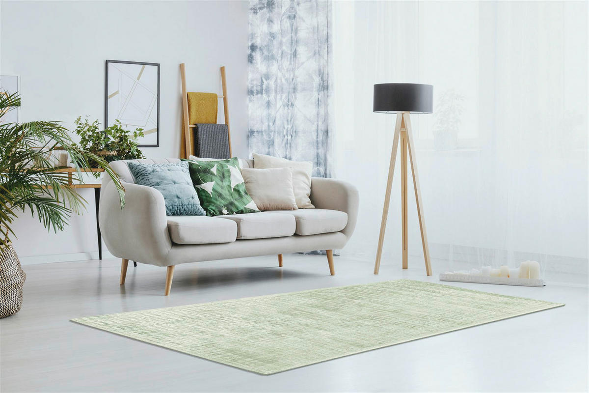 Padiro Kurzflorteppich Karma 125 mint B/H/L: ca. 80x0,8x150 cm Karma 125 - mint (150,00/80,00/0,80cm) - Padiro