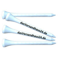 Grasekamp Golf Tees 250 Stück weiß Bambus B/H/L/D: ca. 0,5x7x7x11 cm 250 Stück - weiß (7,00/0,50/7,00cm) - Grasekamp