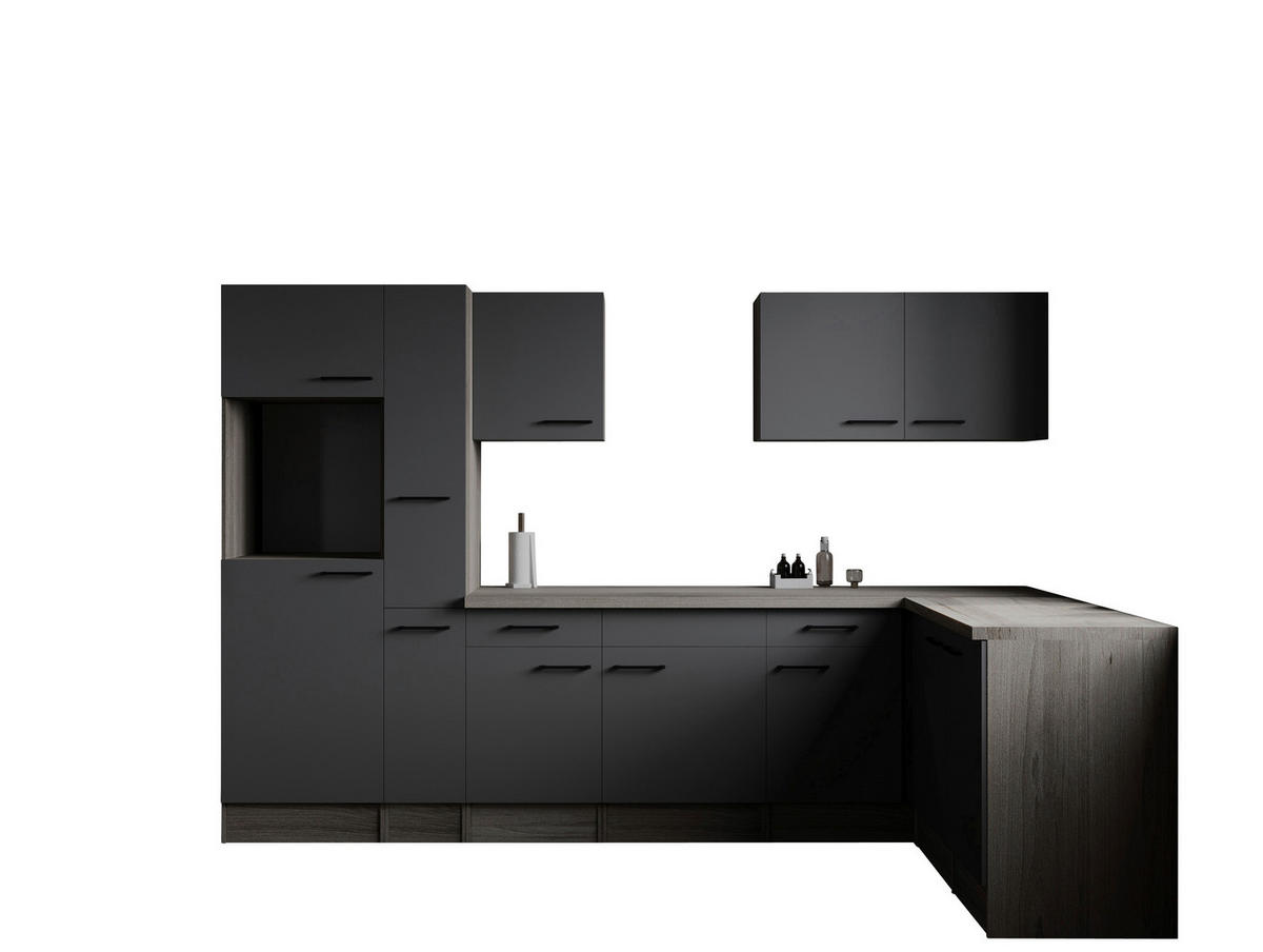 Winkelküche Oliver B/H/T: ca. 310x205x172 cm Oliver - Eiche/grau (310,00/205,00/172,00cm) - Respekta