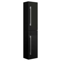 Hochschrank Badinos schwarz B/H/T: ca. 33x150x22 cm Badinos - schwarz (33,00/150,00/22,00cm) - VCM Möbel