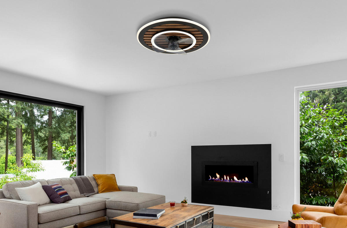 GLOBO LED-Deckenventilator Opal H/D: ca. 13x49 cm max. 36 W TREVINO - Opal (49,00/13,00cm) - GLOBO