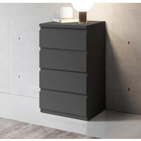 Nachtkonsole Olli Graphit B/H/T: ca. 45x79x38 cm Olli - Graphit (45,00/79,00/38,00cm)