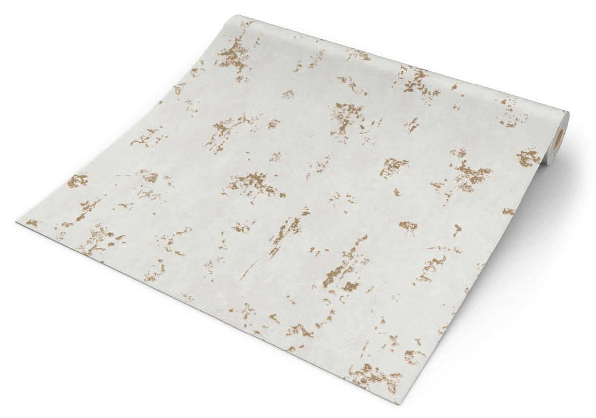 Erismann Vliestapete Betonoptik beige gold B/L: ca. 53x1005 cm Vliestapete_10316-02 - beige/gold (53,00/1005,00cm) - Erismann