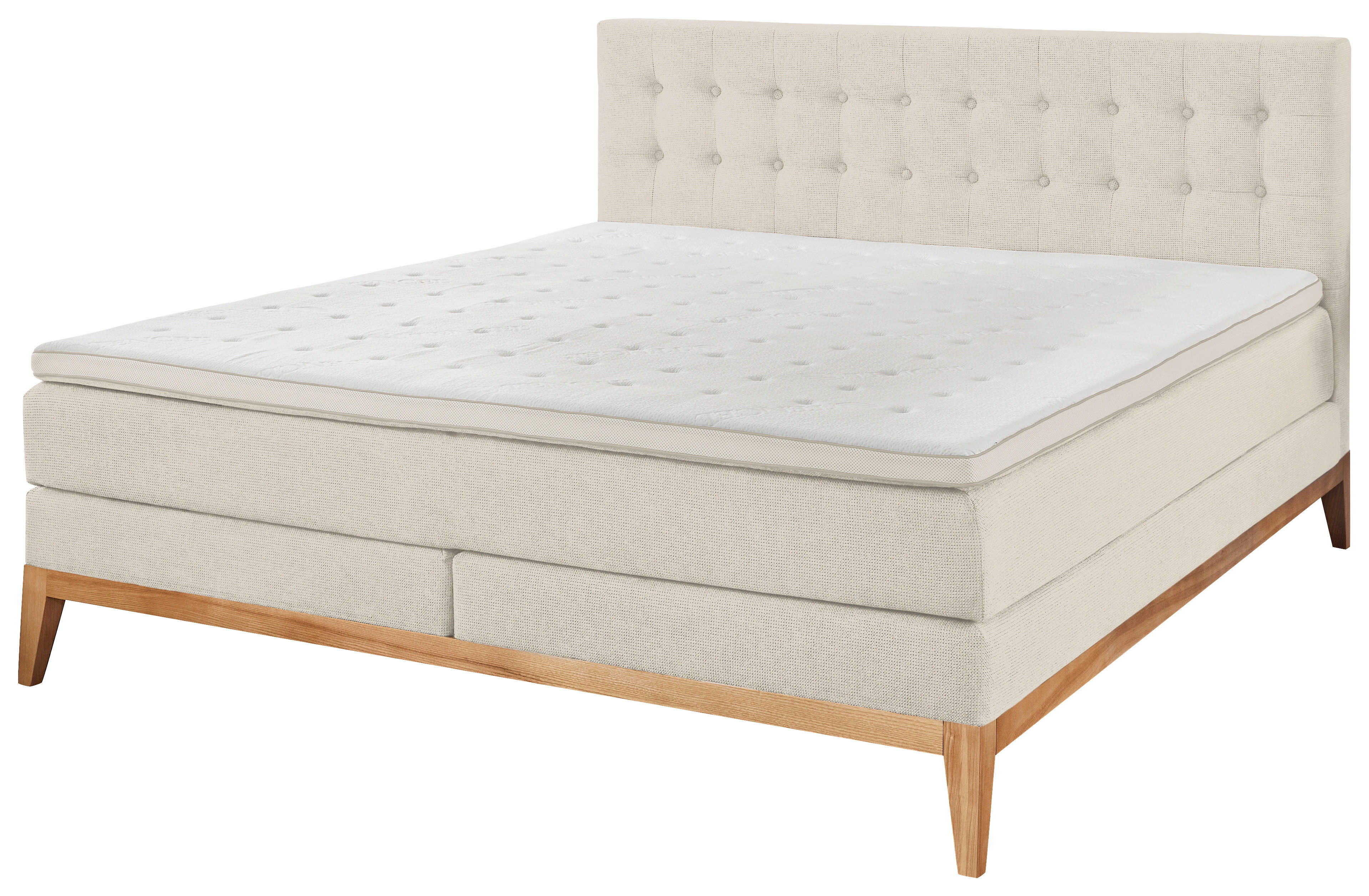 Boxspringbett Westwood natur Liegefläche B/L: ca. 180x200 cm