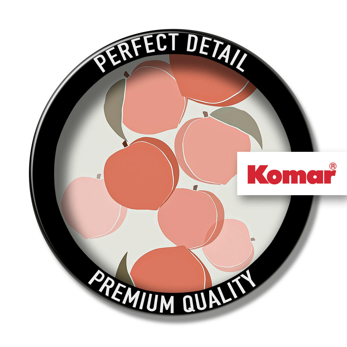 Komar Poster Cultivated Peaches Pflanzen B/L: ca. 50x70 cm Cultivated Peaches - (50,00/70,00cm) - Komar
