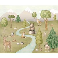 Komar Fototapete Neighbor Wood Meetings B/L: ca. 300x250 cm Neighbor Wood Meetings - (300,00/250,00cm) - Komar
