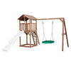 AXI Spielturm Beach Tower weiß B/H/L: ca. 357x242x349 cm Beach Tower - braun/weiß (349,00/357,00/242,00cm) - AXI