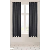 Dekovorhang Tessin schwarz B/L: ca. 140x175 cm Tessin - schwarz (140,00/175,00cm) - silver edition