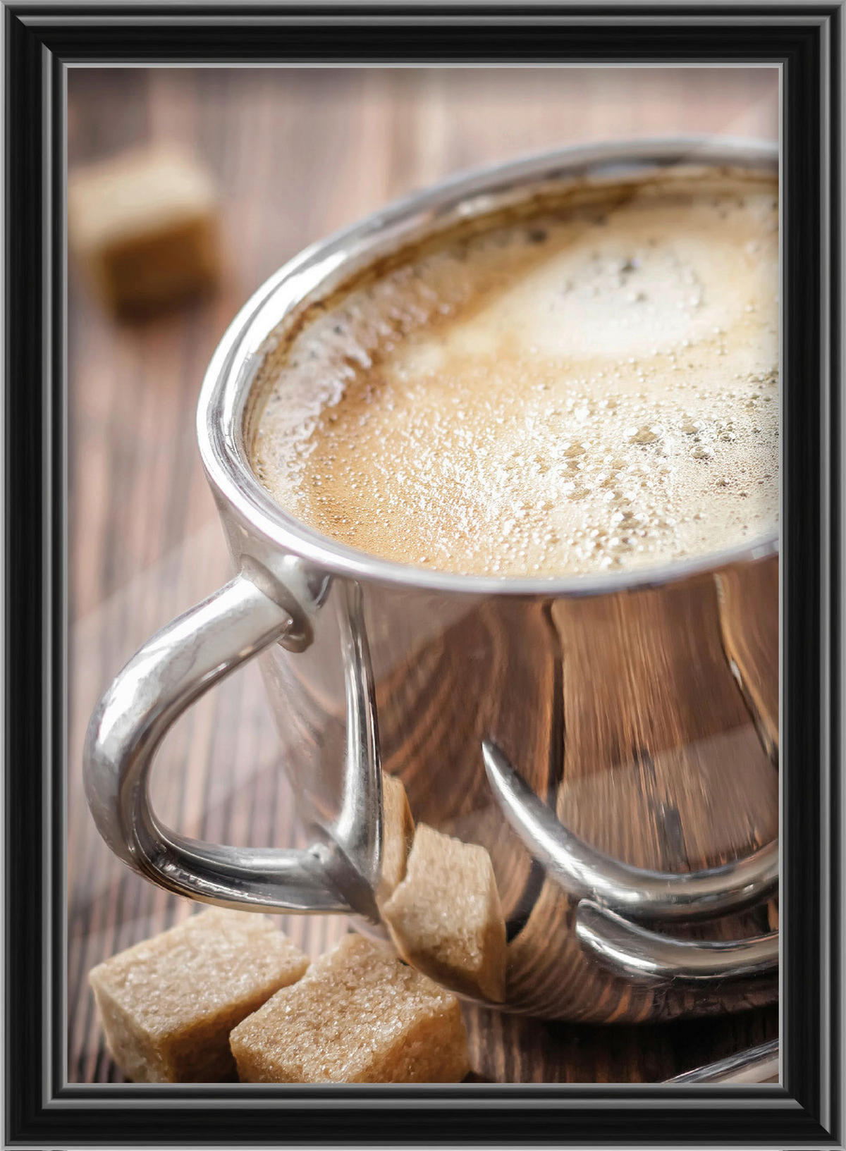 The Wall Bilderrahmen schwarz Kunststoff B/T/L: ca. 11,5x1,75x15 cm Fotorahmen 10x15cm - schwarz (11,50/15,00cm) - The Wall