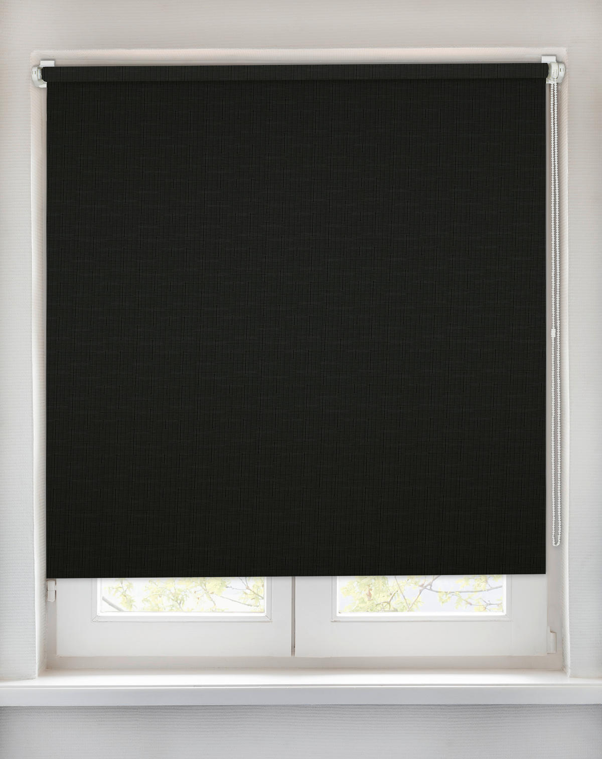 Rollo Struktur schwarz B/L: ca. 120x150 cm Struktur - schwarz (120,00/150,00cm) - Boviva