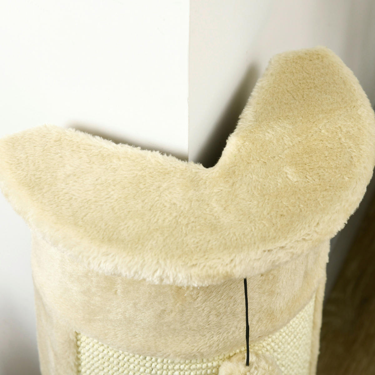 PawHut Kratzbaum cremeweiß Sisal B/H/L: ca. 25,5x58x34 cm Kratzbaum - cremeweiß (34,00/25,50/58,00cm) - PawHut