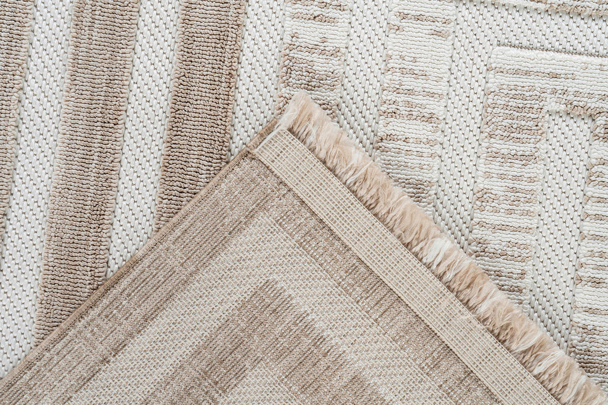 360Living Teppich Sarai braun B/L: ca. 120x170 cm Sarai - braun/beige (120,00/170,00cm) - 360Living
