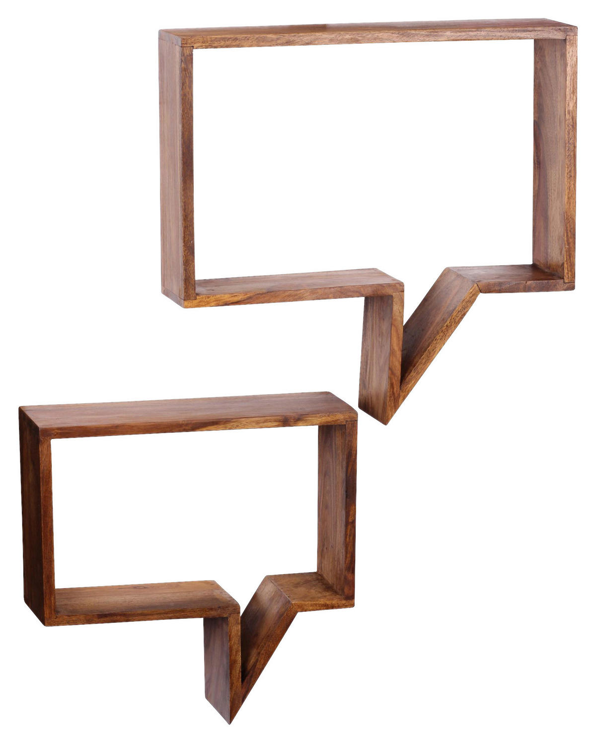 Wandregal natur B/H/T: ca. 50x49x13 cm Wandregal - natur (50,00/49,00/13,00cm) - Wohnling