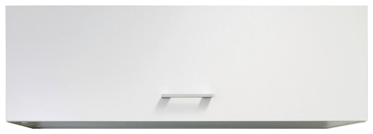 Flex-Well Hängeschrank Lucca weiß matt B/H/T: ca. 100x32x32 cm Lucca - weiß/Alu (100,00/32,00/32,00cm) - Flex-Well