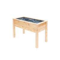 Westmann Stelzenhochbeet natur Lärche H/T/L: ca. 75x65x120 cm Stelzenhochbeet - natur (120,00cm) - Westmann