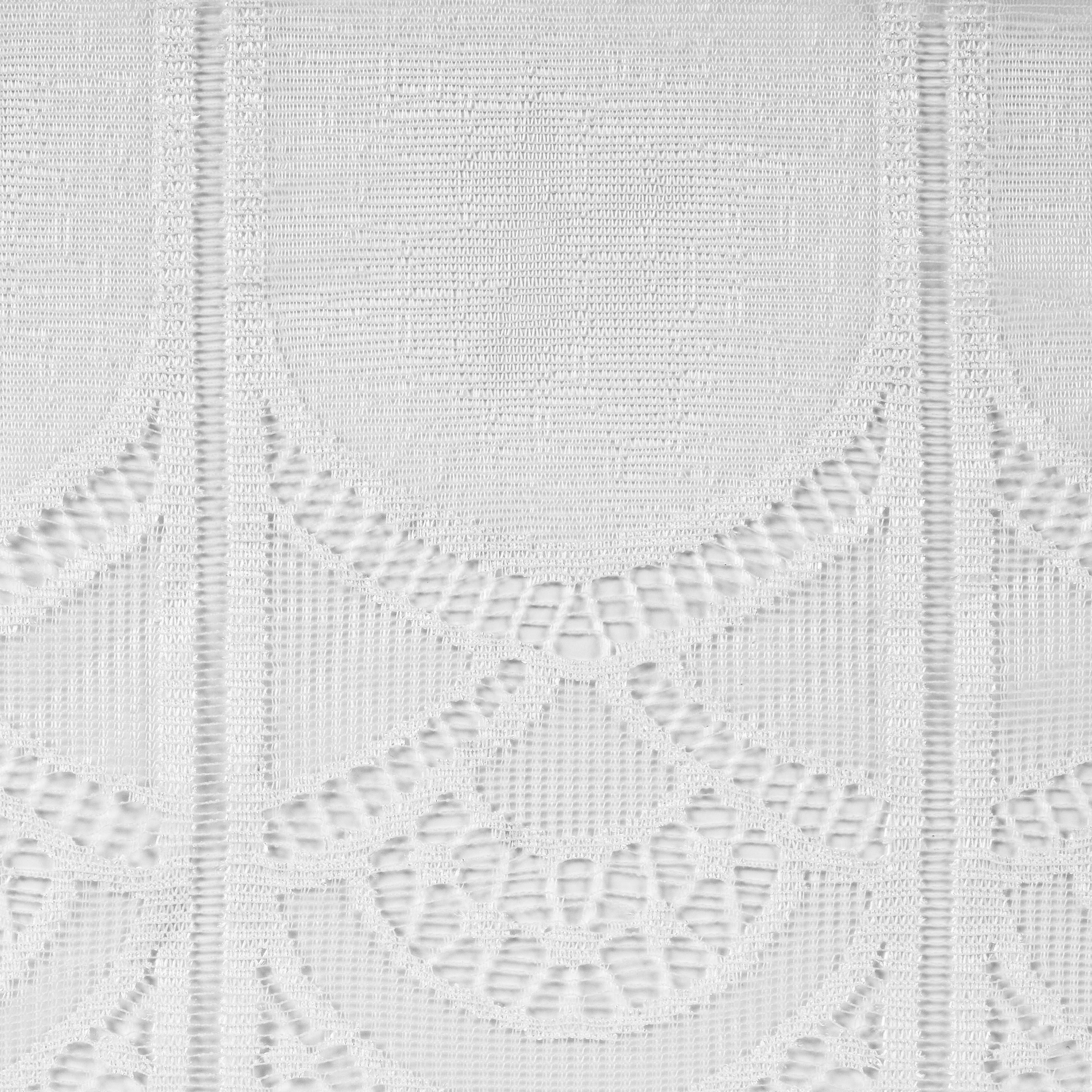 Scheibengardinen-Meterware Jengen weiß H: ca. 50 cm Jengen - weiß (50,00cm)