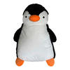 Dekokissen Plüsch Plüschkissen_Pinguin 50x50cm - weiß/schwarz (50,00/50,00cm)