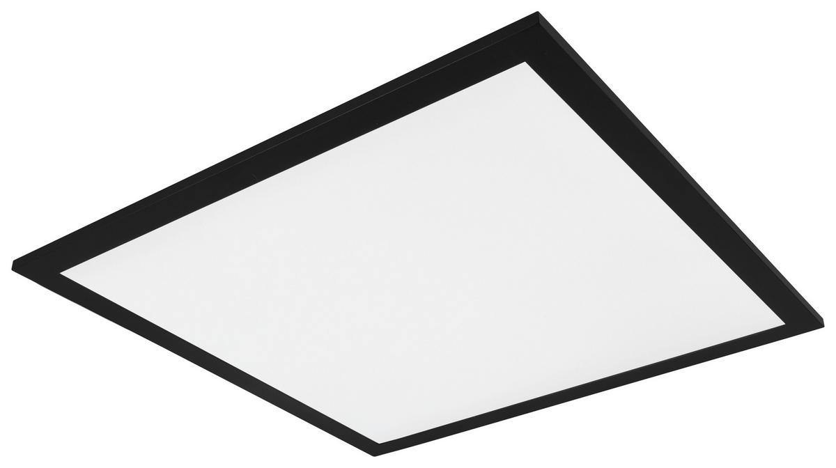 Reality Deckenleuchte R62324532 schwarz Metall B/H/T: ca. 45x5x45 cm LED-Deckenleuchte_Alpha - schwarz (45,00/5,00/45,00cm) - Reality