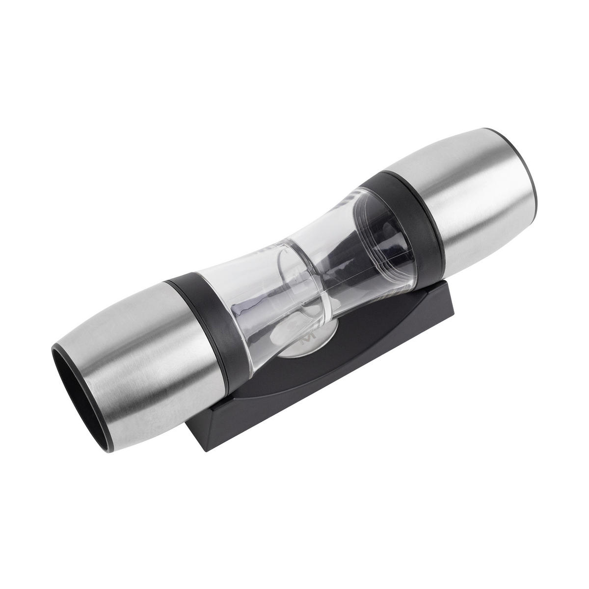 MASTERPRO Salz- u. Pfeffermühle FOODIES COLLECTION silber Edelstahl B/D: ca. 23x5 cm FOODIES COLLECTION - silber (5,00cm) - MASTERPRO