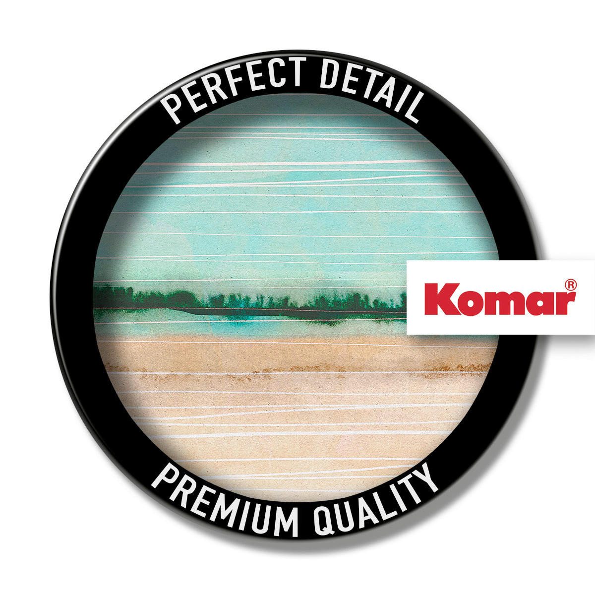 Komar Fototapete Beachside D: ca. 125 cm Beachside - (125,00cm) - Komar