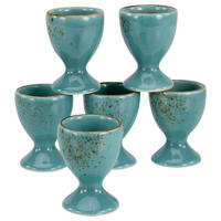CreaTable Eierbecher NATURE COLLECTION türkis Steinzeug NATURE COLLECTION - türkis - CreaTable