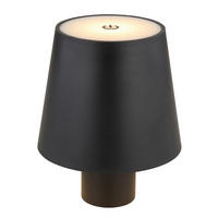 GLOBO LED-Tischleuchte schwarz Opal Kunststoff H/D: ca. 13x10,6 cm VANNIE - schwarz/Opal (10,60/13,00cm) - GLOBO