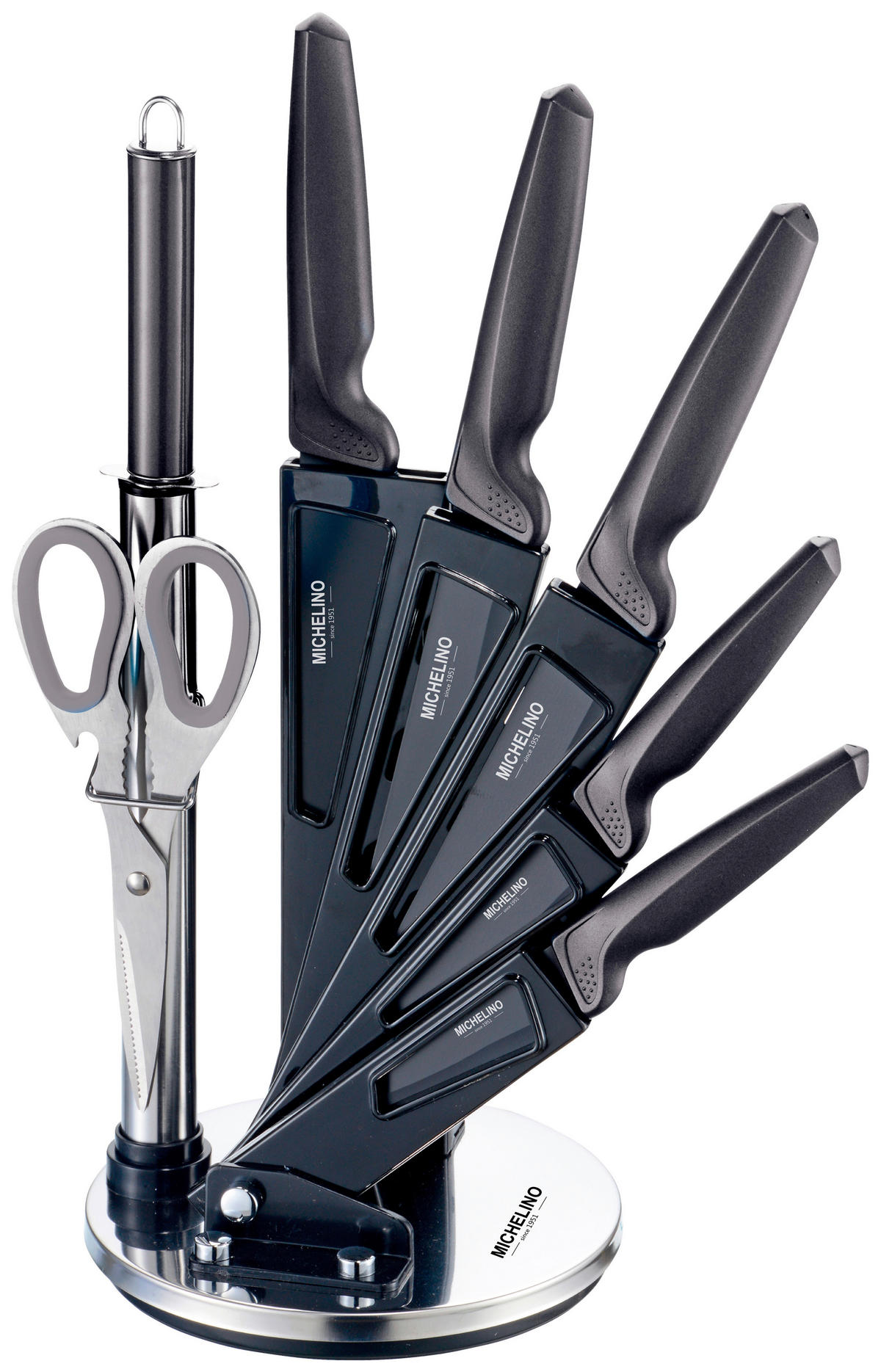 MICHELINO Messerset grau Acryl Messerset_Michelino_8tlg. - grau - MICHELINO