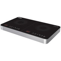 Induktions-Kochplatte DIC-3500.3 schwarz Kunststoff B/H/L: ca. 31x6,5x56 cm Doppelinduktionskochplatte - schwarz (56,00/31,00/6,50cm)