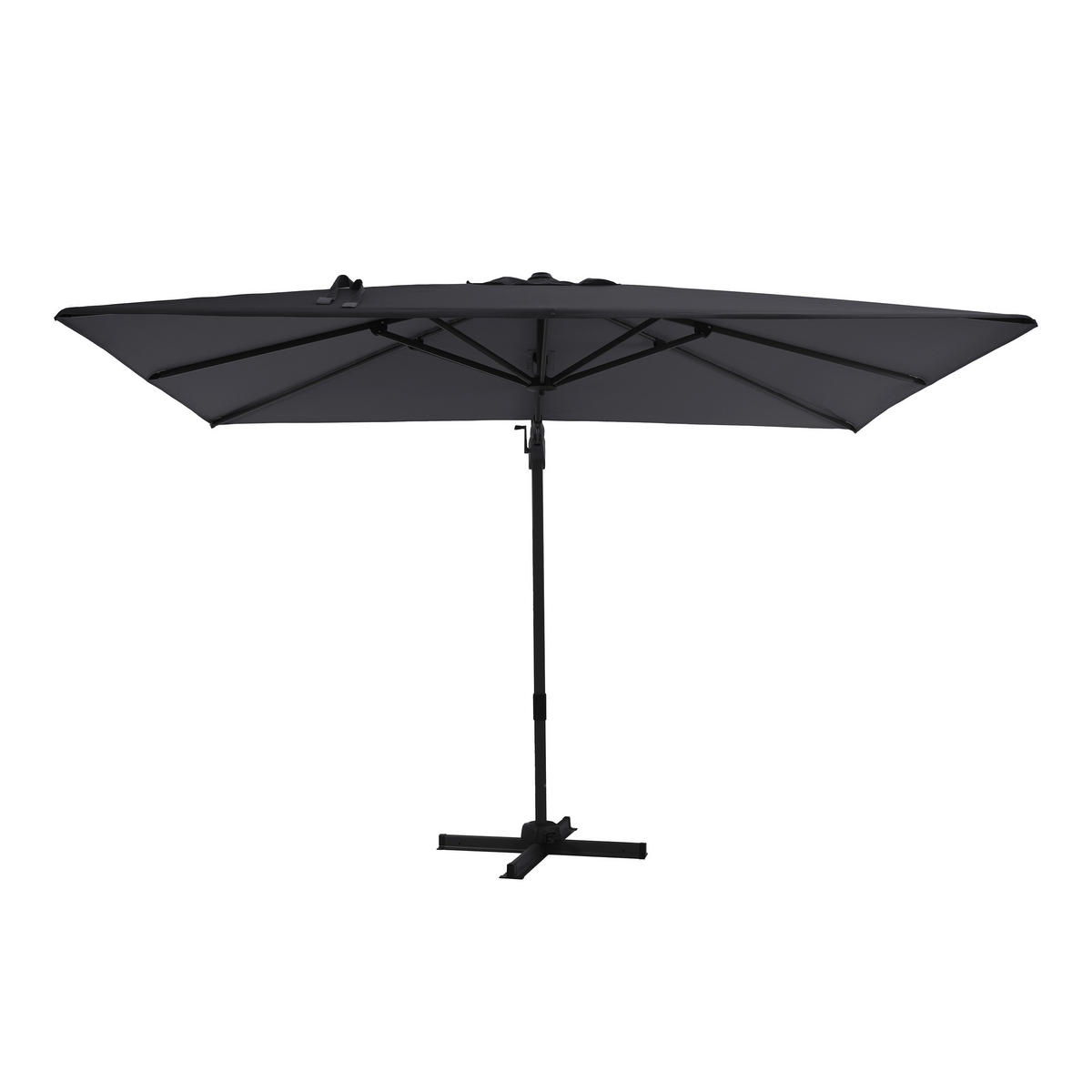 AXI Outdoor Living Ampelschirm Milad anthrazit Metall B/H/L: ca. 200x250x300 cm Milad - anthrazit/grau (300,00/200,00/250,00cm) - AXI Outdoor Living