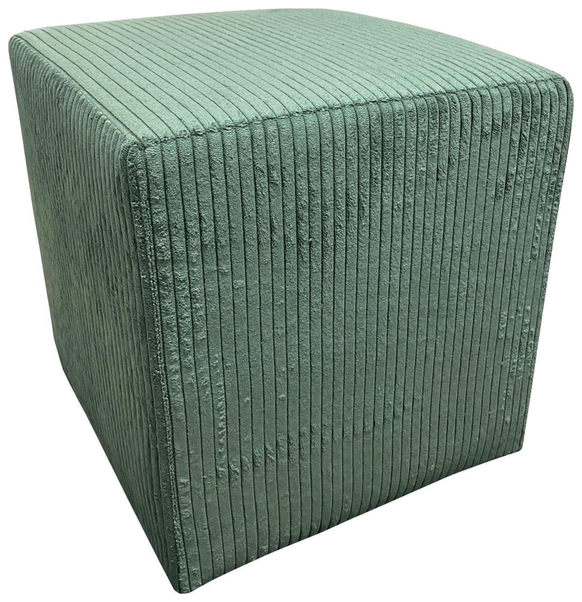 Hocker Tok Lagos moosgrün schwarz Kunststoff Styropor Schaumstoff Kord B/H/T: ca. 45x42x45 cm Tok Lagos - moosgrün/schwarz (45,00/42,00/45,00cm)