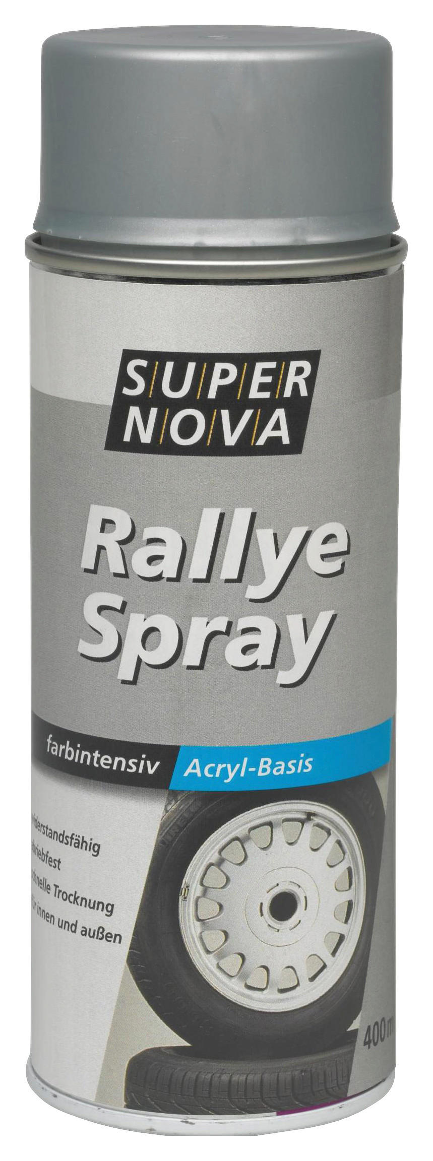 Super-Nova Rallye-Spray silber glänzend ca. 0,4 l Rallye-Spray 400ml - silber (400ml)