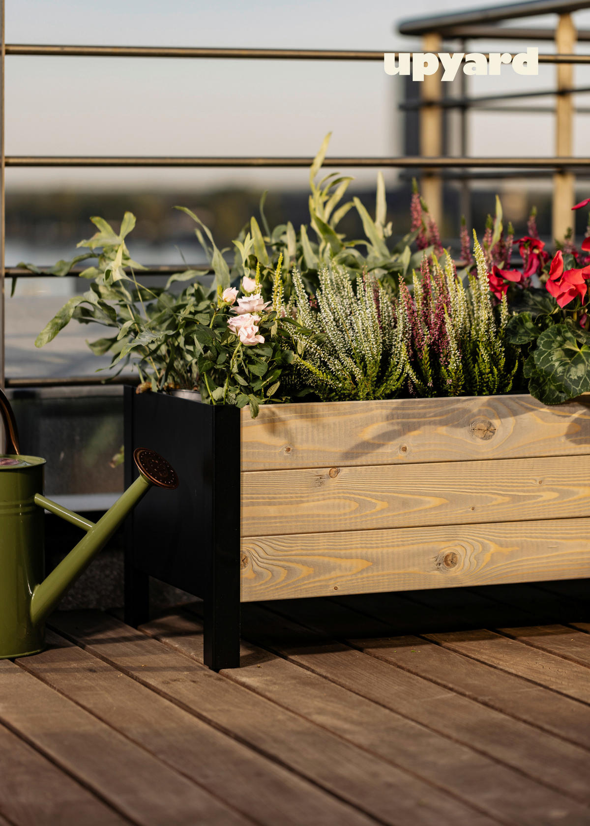 UPYARD Hochbeet MODERN grau Holz B/H/L: ca. 36x32x58 cm MODERN - grau (58,00/36,00/32,00cm) - UPYARD
