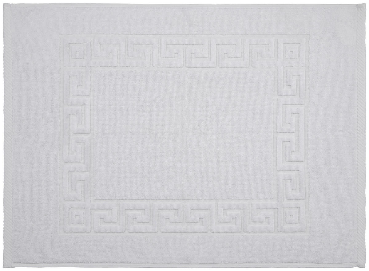 POCOline Duschvorleger Mäander Mäander - weiß (50,00/70,00cm) - POCOline